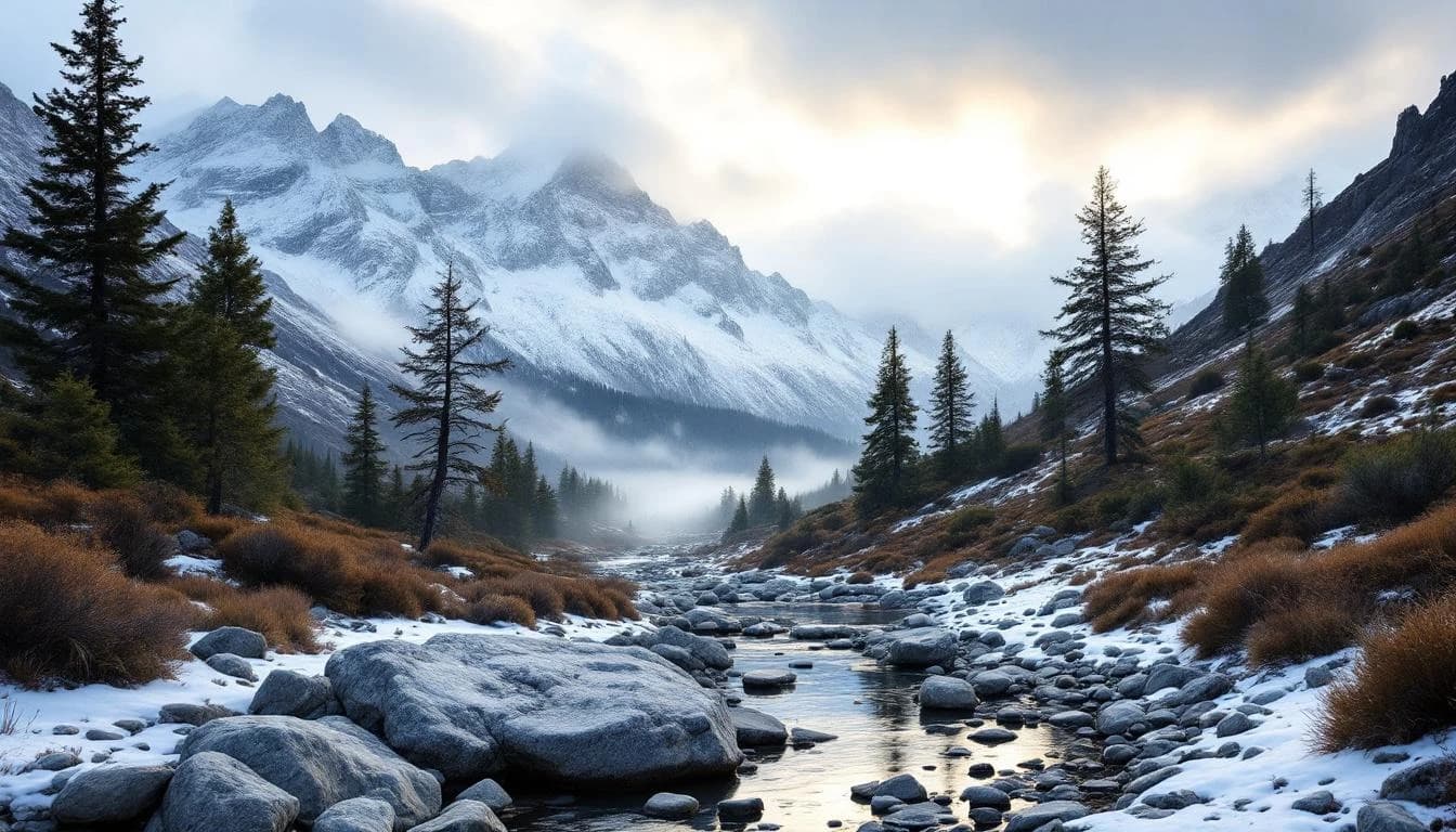 Trail running course through technical terrain in Otago, NZ
