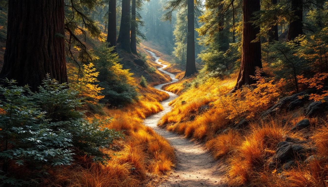 Trail landscape for Oakland Hills Trail Run — 10K