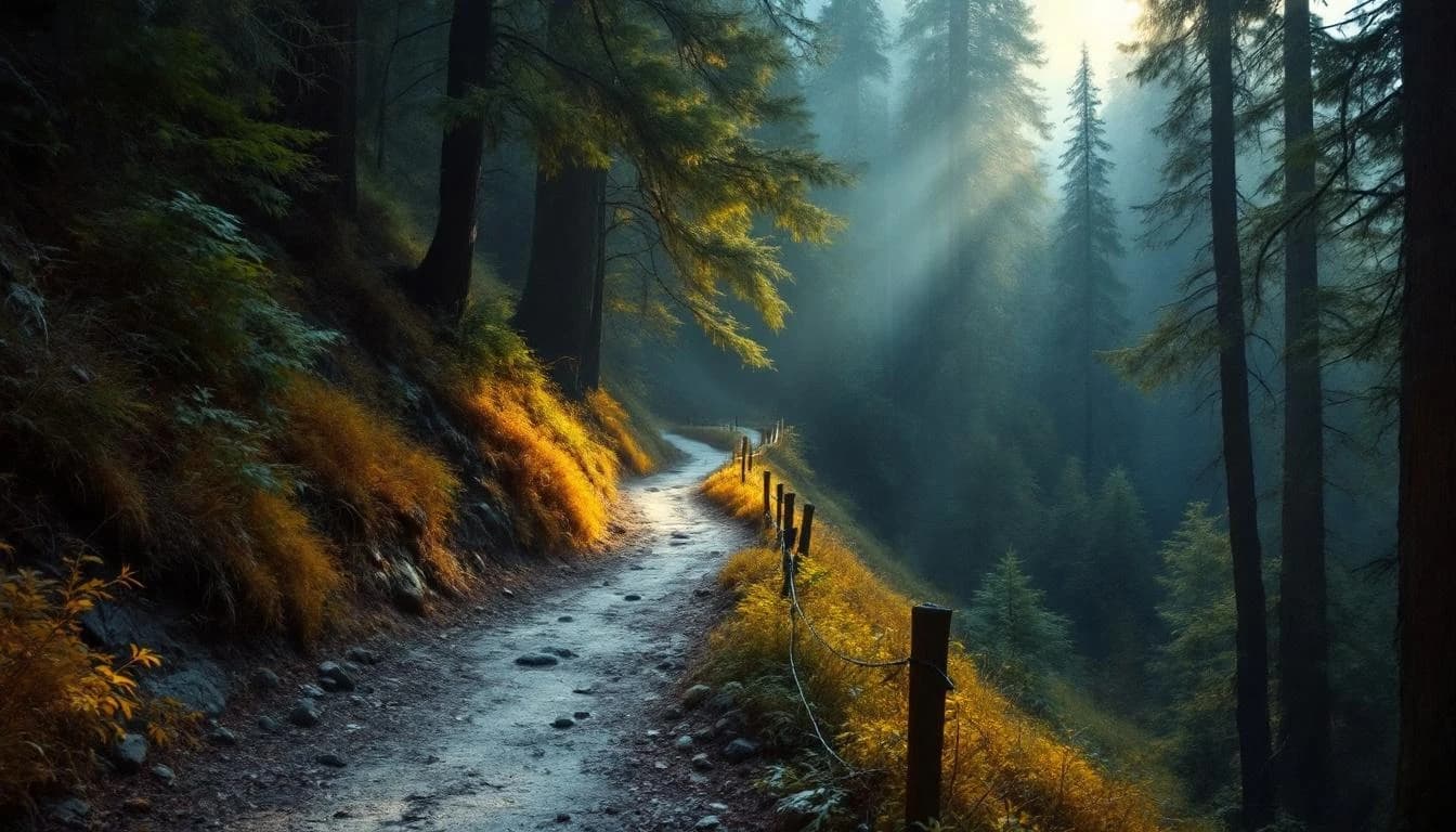 Trail landscape for Oakland Hills Trail Run — Half Marathon