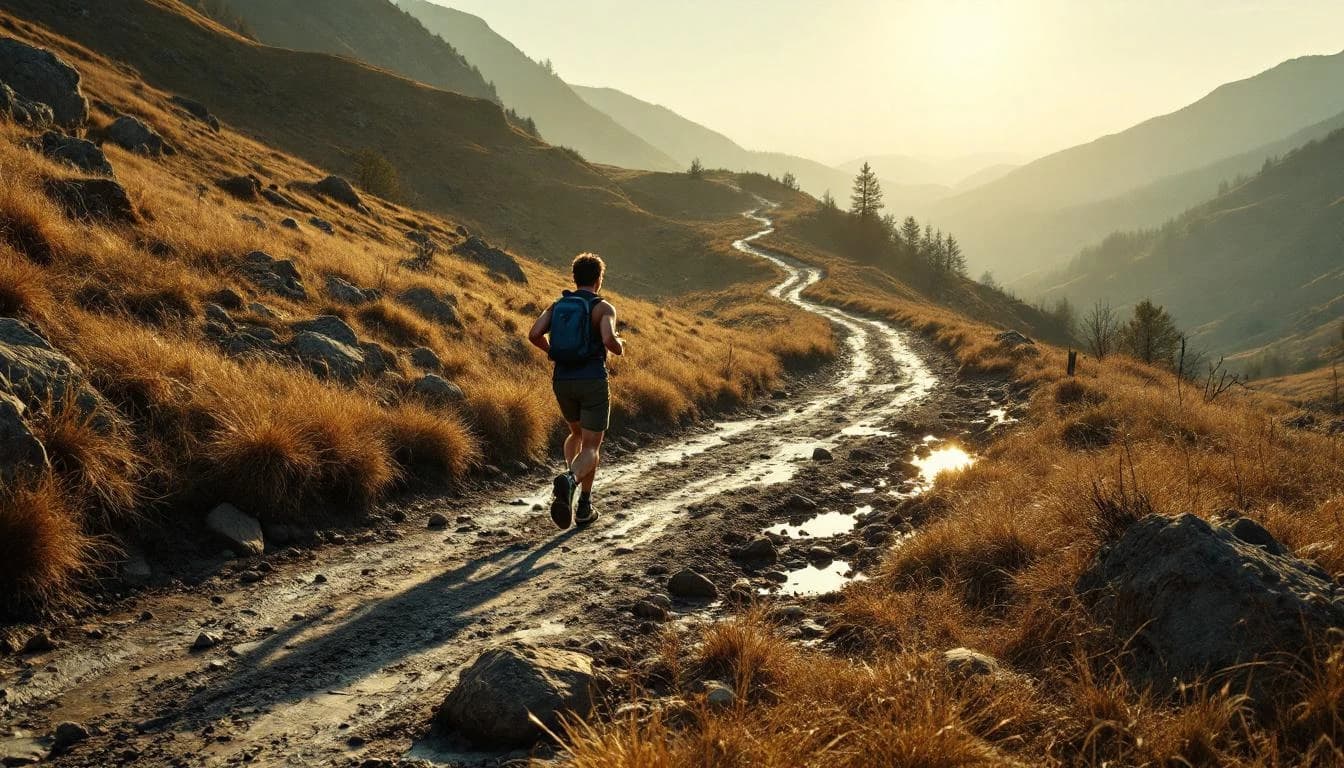 Trail landscape for Old Dominion 100