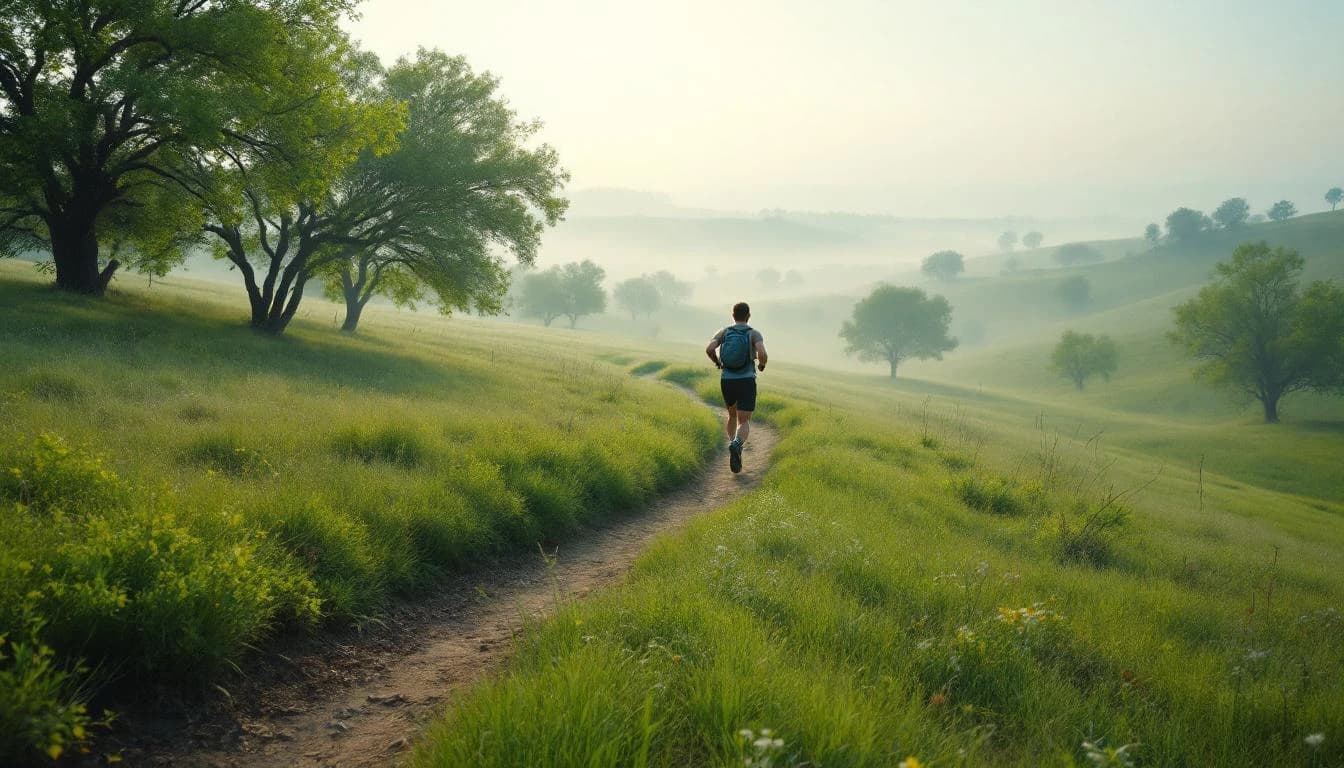 Trail landscape for Outlast Dallas Fort Worth