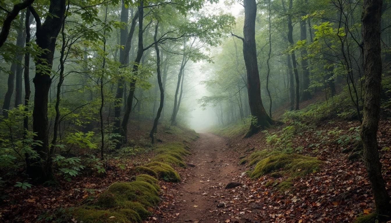 Trail landscape for OUTLAST Nashville