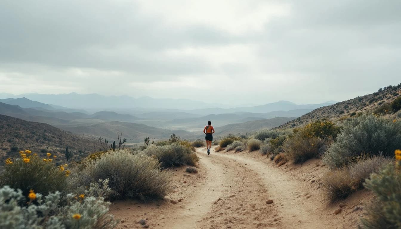 Trail landscape for High Desert Ultra 50K & 30K