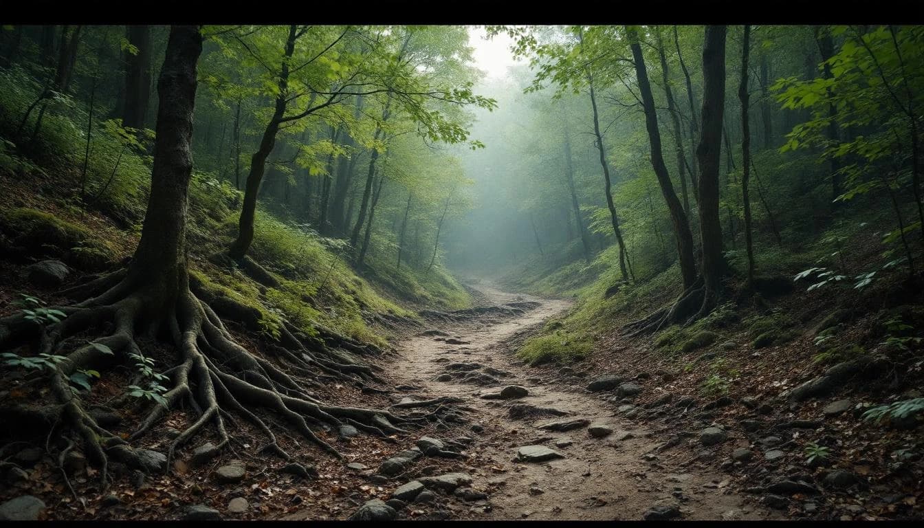 Trail landscape for Ozark Foothills Endurance Runs — 25K Ruck