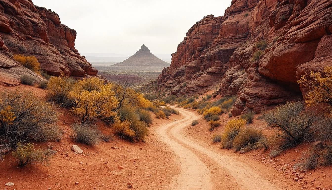 Trail landscape for Palo Duro Trail Run — 25K