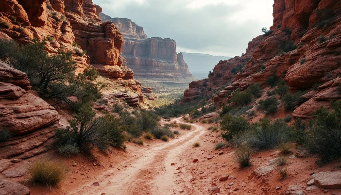 Trail landscape for Palo Duro Trail Run — 50K