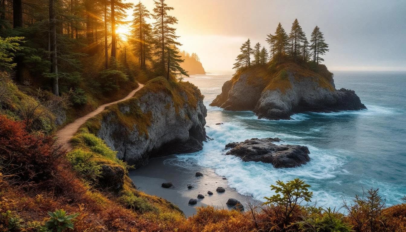 Trail landscape for Perpetua Coast — 10K