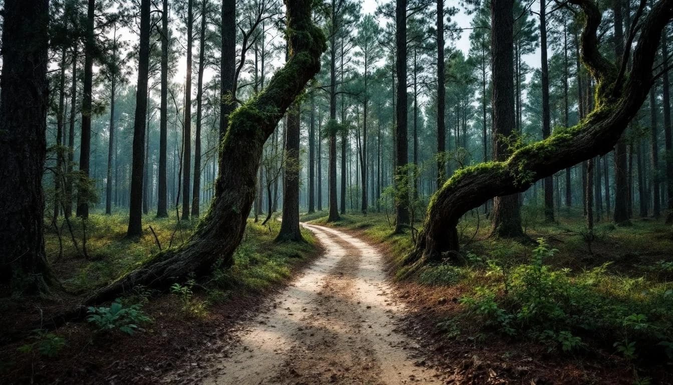 Trail landscape for Q50 Races Trails Extravaganza — 50 Miles