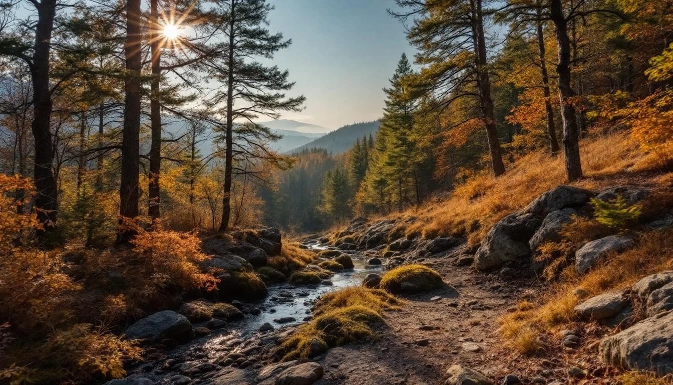 Trail landscape for Rachel Carson Trail Challenge