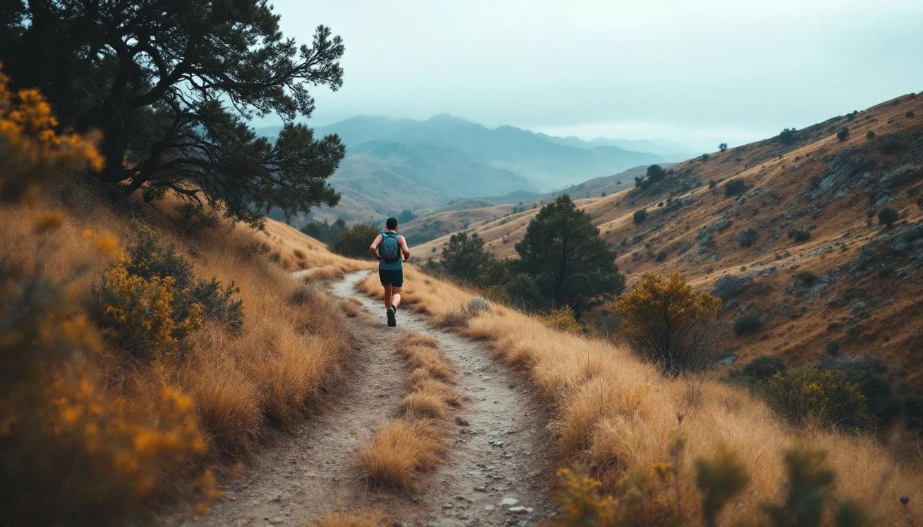 Trail landscape for Run Hunger Off the Divide
