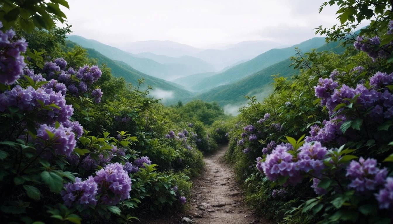 Trail landscape for Running with Sasquatch 5K