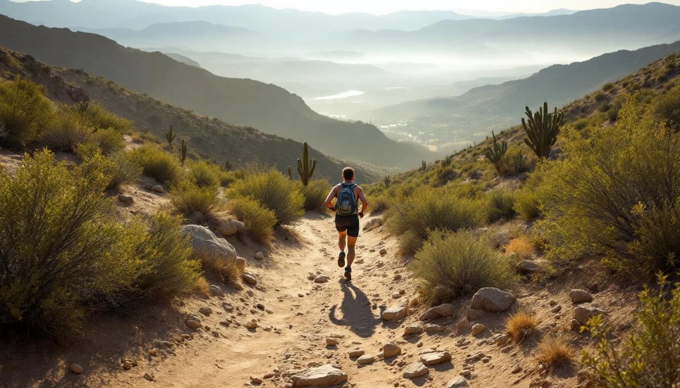 Trail landscape for Sierra Vista Trail Runs — 50K