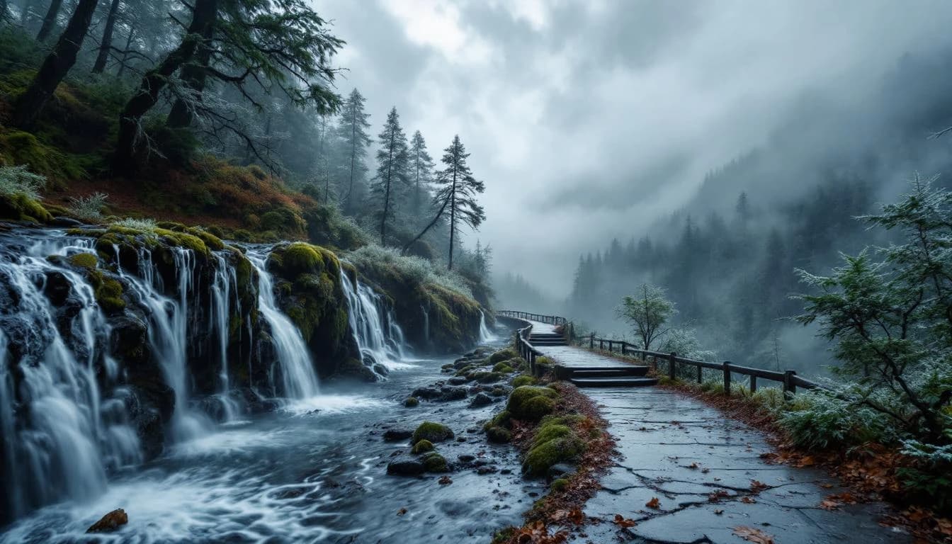 Trail landscape for Silver Falls Trail Challenge — 6.55 Miles