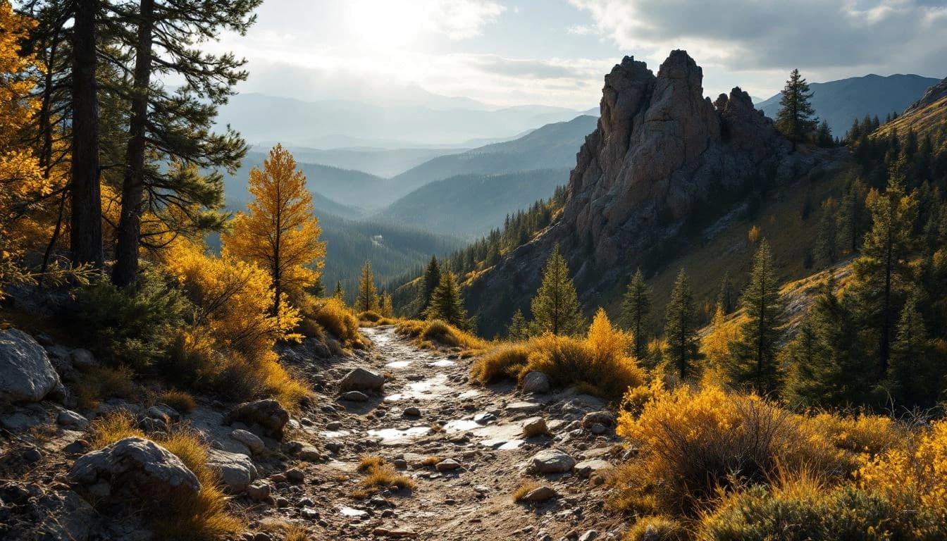 Trail landscape for Silver State 50/50 — 50 Miles