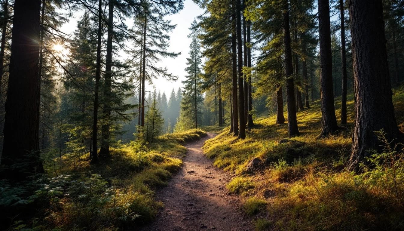 Trail landscape for Southern Singletrack Trail Series