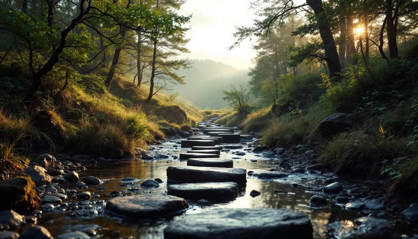 Trail running course through mixed terrain in North Yorkshire, GB