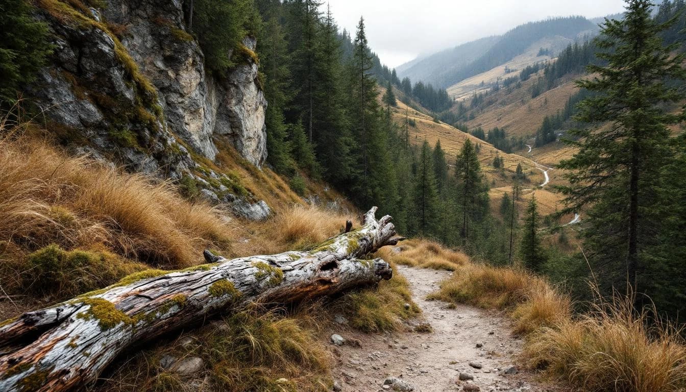 Trail running course through mixed terrain in Grand Est, FR