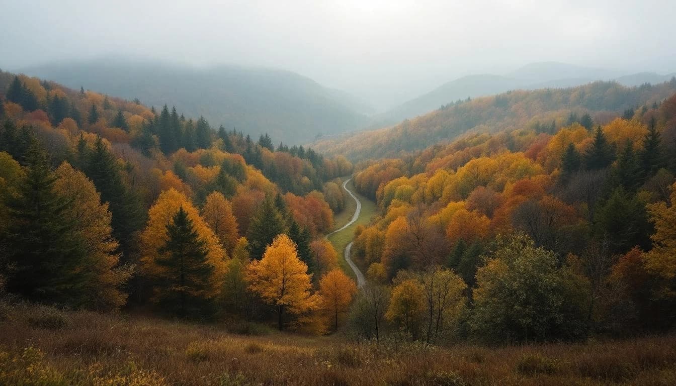 Trail landscape for Tussey Mountainback 50 Mile Relay and Ultra