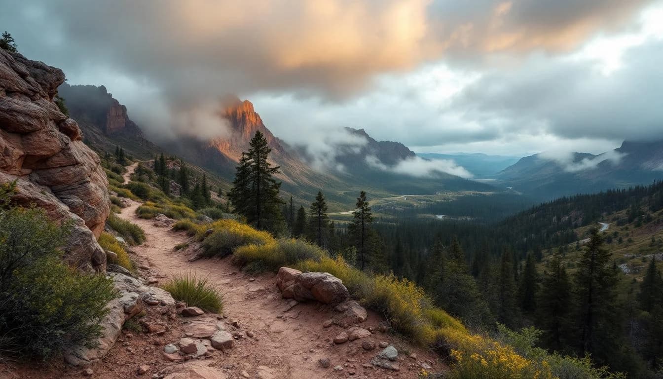 Trail landscape for Twisted Pine Trail Runs — 5K