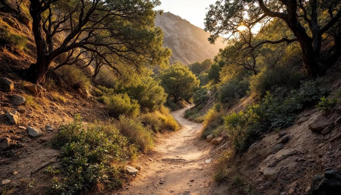 Trail landscape for Whoos in El Moro Trail Races