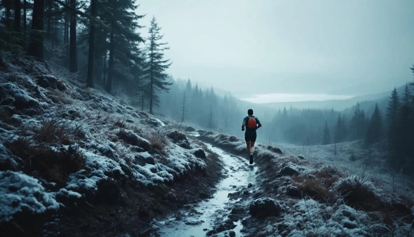 Trail landscape for Yankee Springs Winter Challenge — 25K