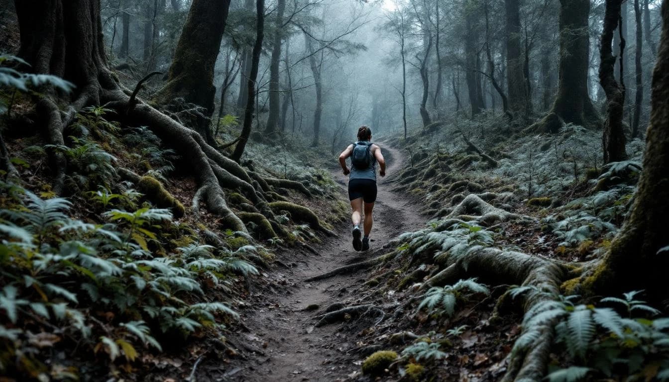 Trail landscape for Yeti Trail Half
