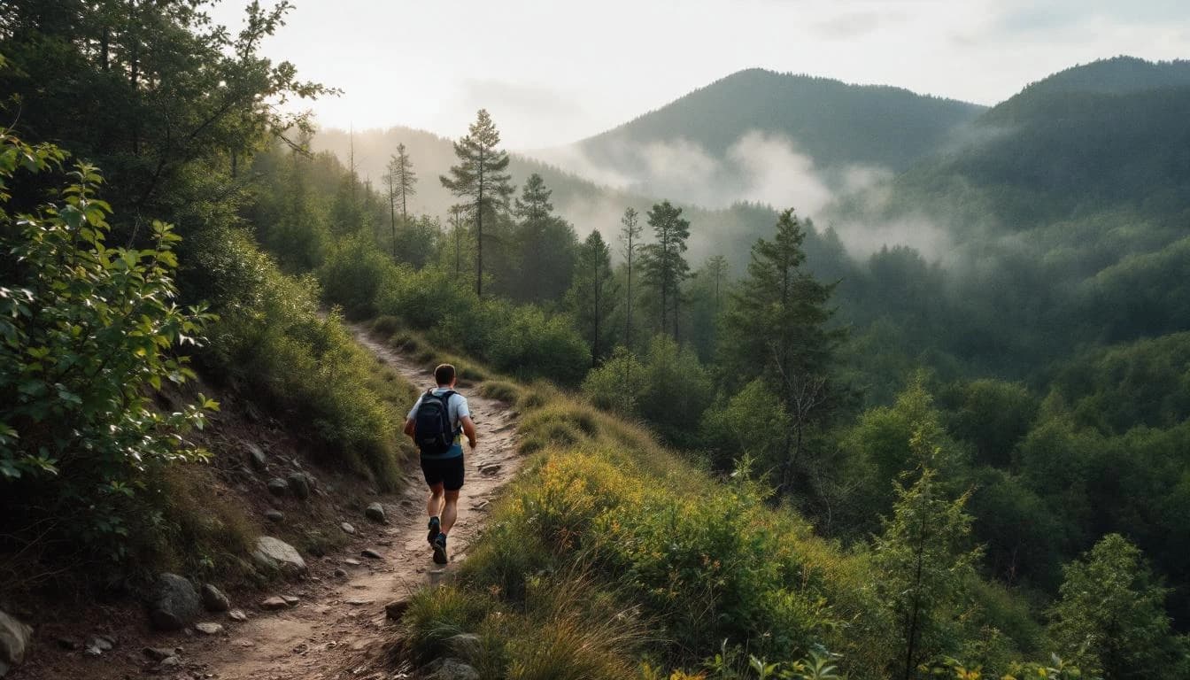 Trail landscape for Zen Squirrel Trail Run